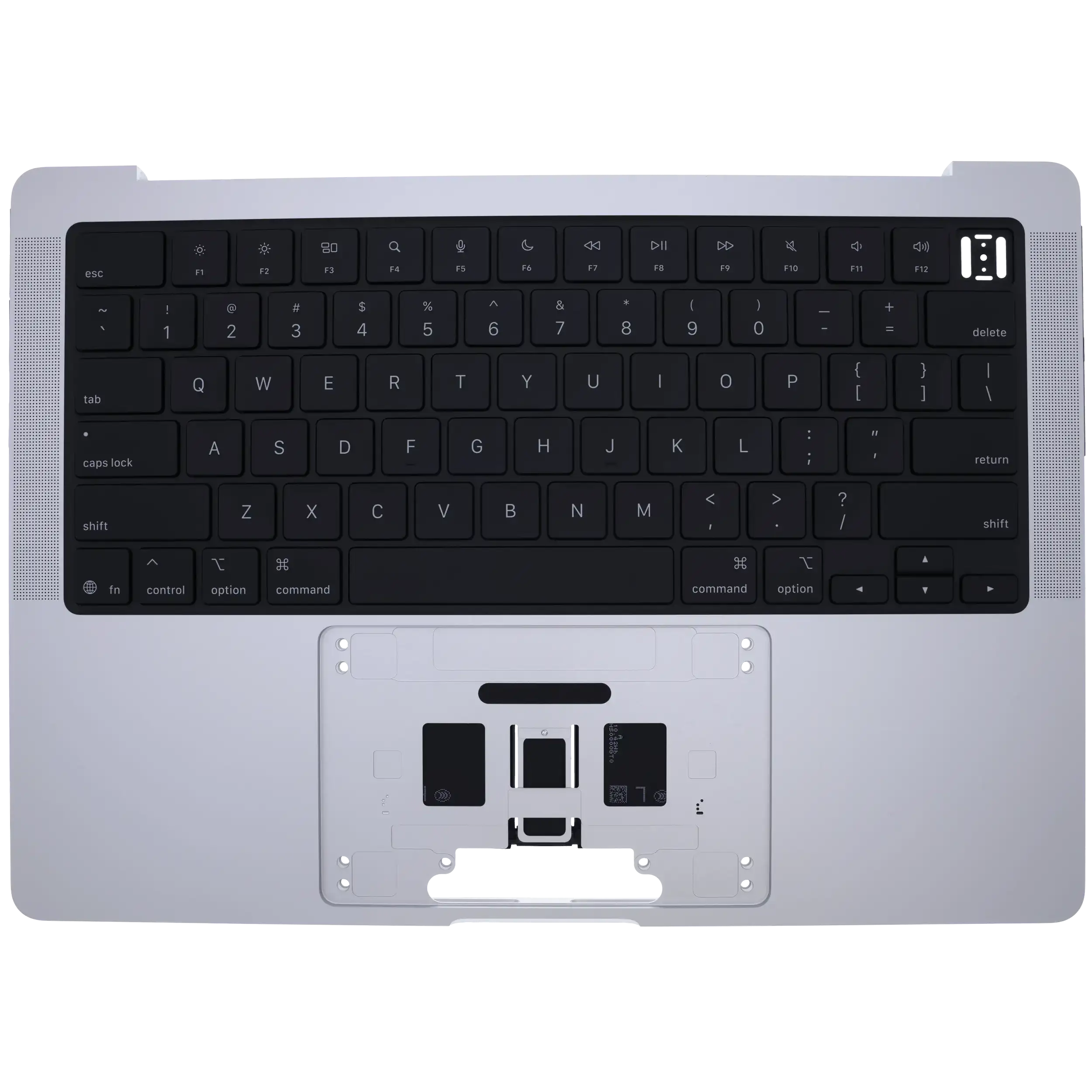 Top Case mit Akku (ANSI) für MacBook Pro 14" A3434 (2025) (Original OEM) (Silber)