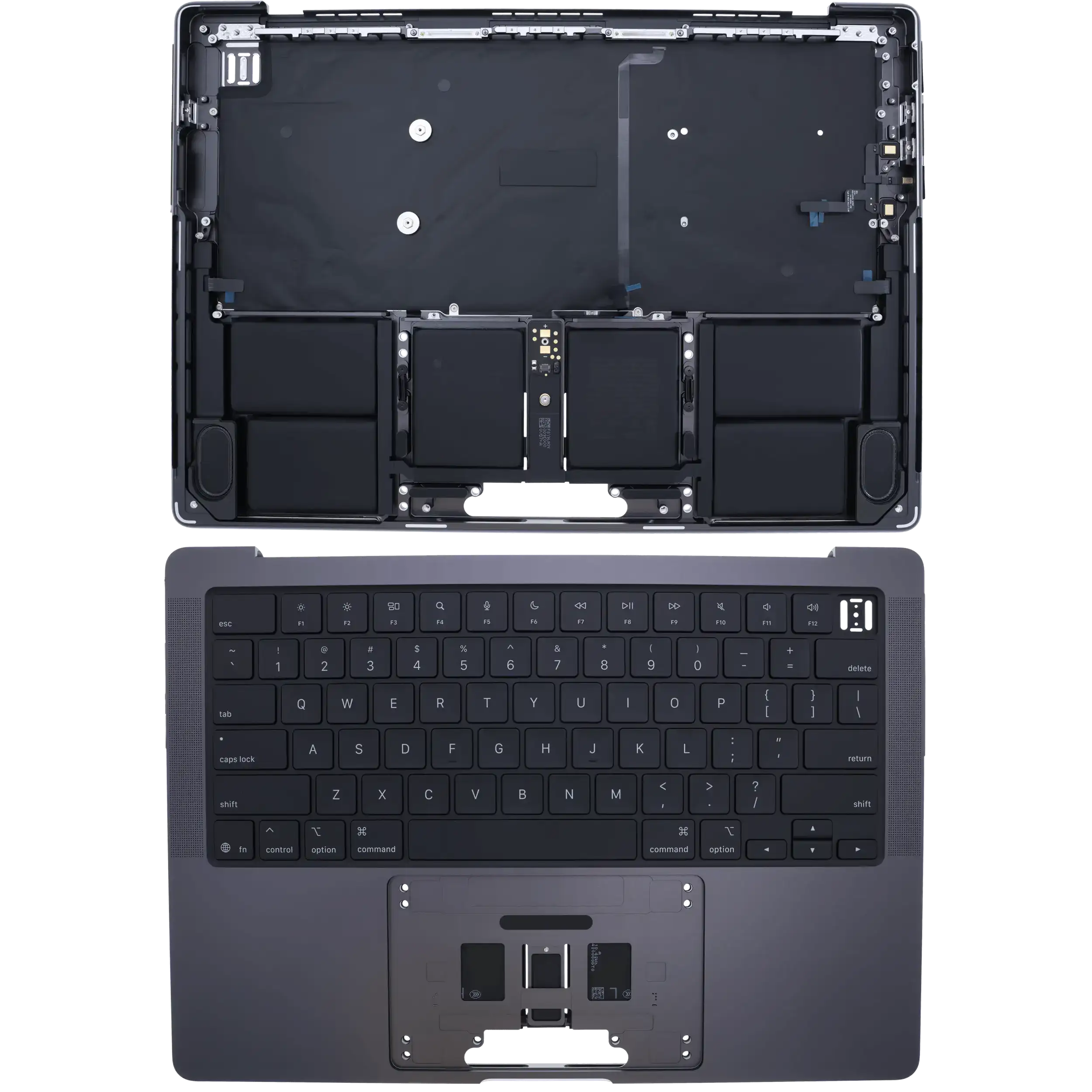 Original Apple Top Case with Battery (ANSI) for MacBook Pro 14" A3434 (2025) Space Black