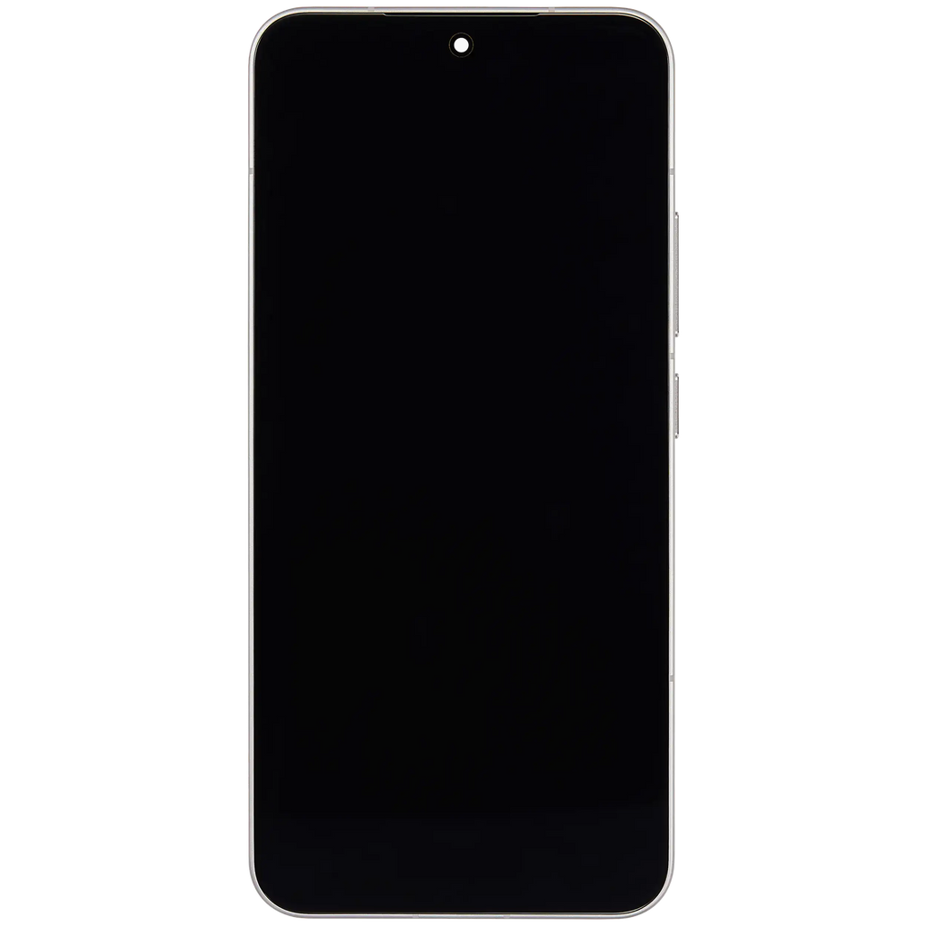 OLED-Bauteil mit Rahmen für Xiaomi 15 (Refurbished) (Weiß)