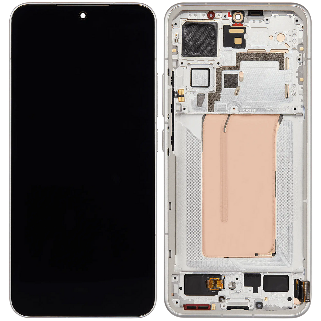 OLED-Bauteil mit Rahmen für Xiaomi 15 (Refurbished) (Weiß)