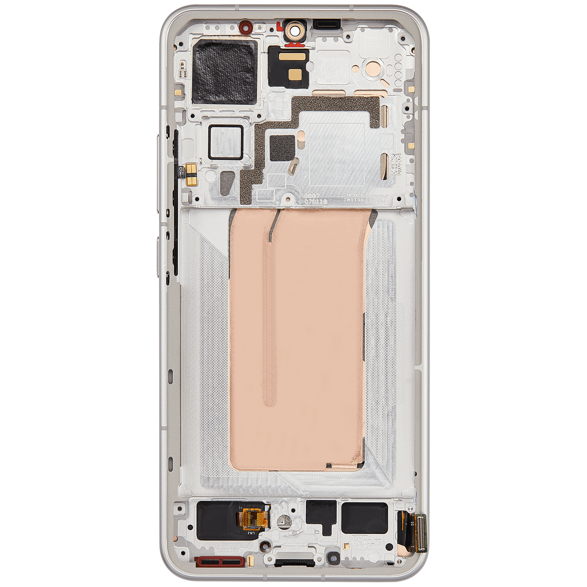 OLED-Bauteil mit Rahmen für Xiaomi 15 (Refurbished) (Weiß)