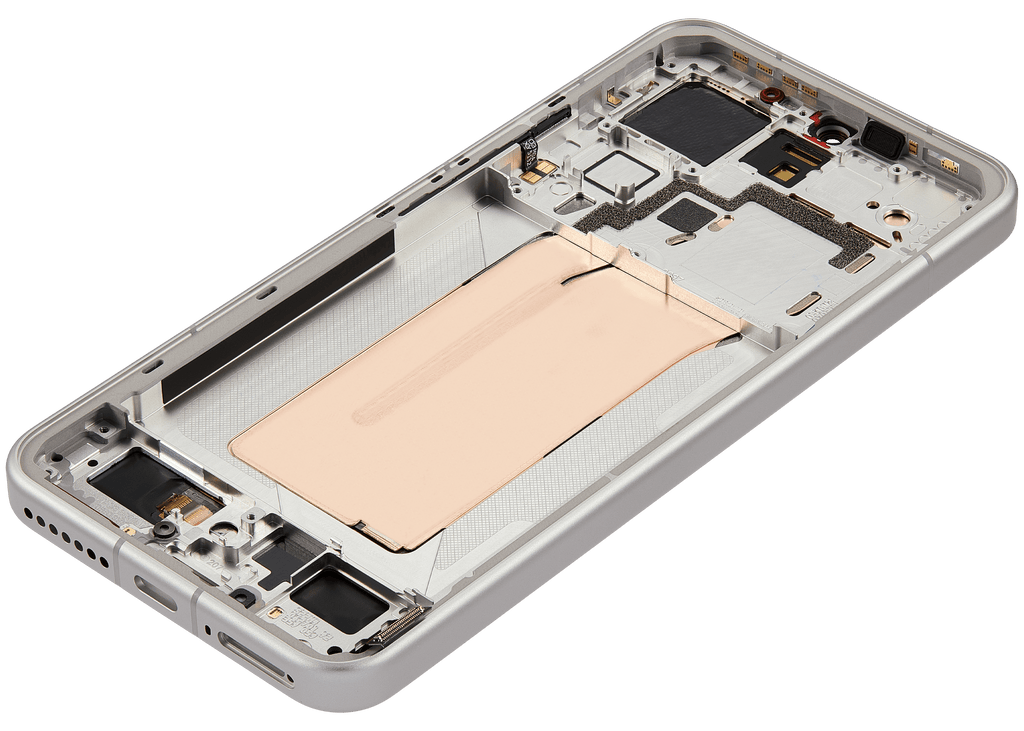 OLED-Bauteil mit Rahmen für Xiaomi 15 (Refurbished) (Weiß)