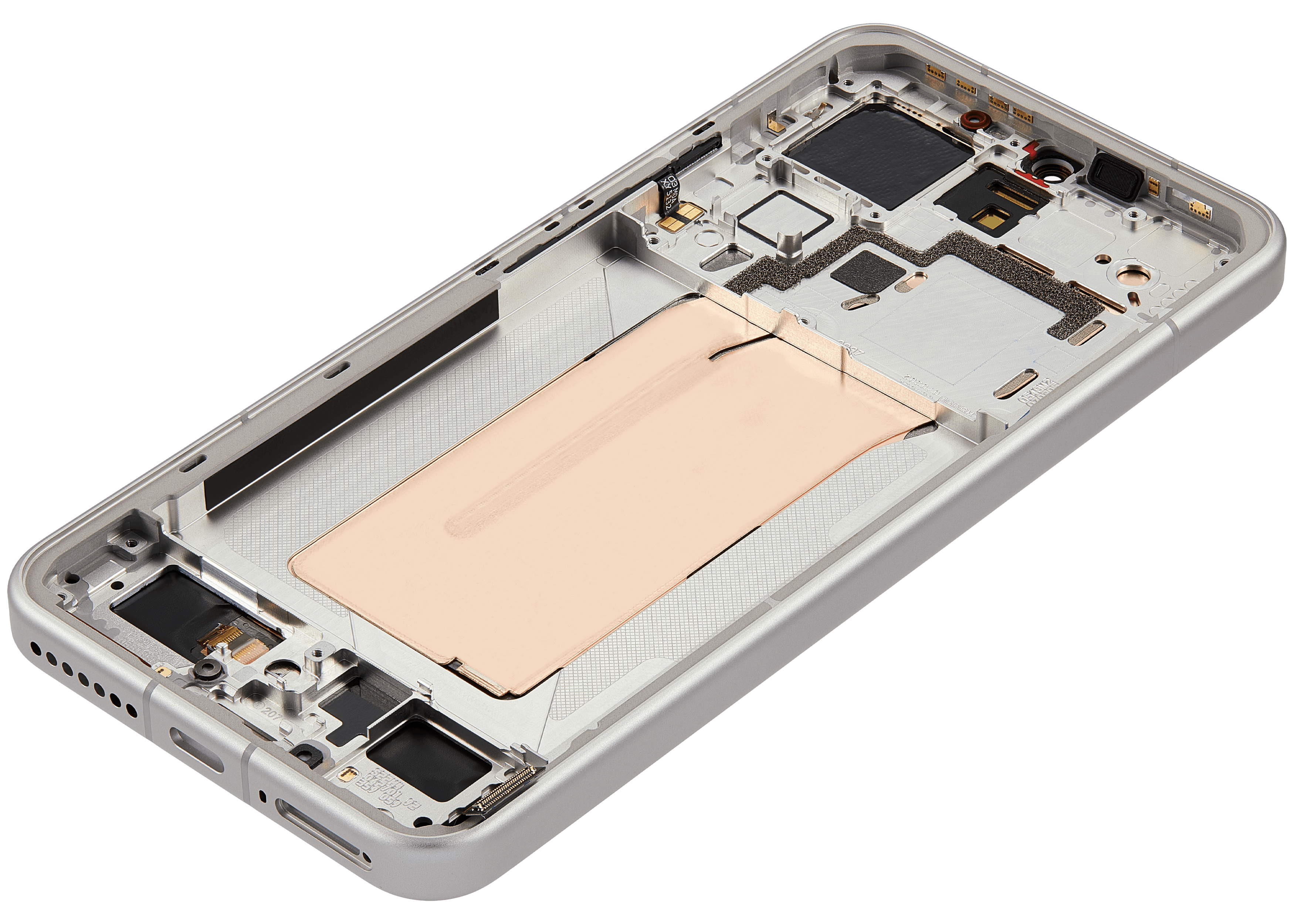 OLED-Bauteil mit Rahmen für Xiaomi 15 (Refurbished) (Weiß)