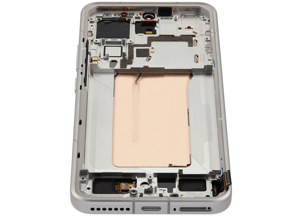 OLED-Bauteil mit Rahmen für Xiaomi 15 (Refurbished) (Weiß)