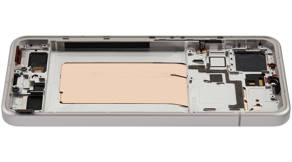 OLED-Bauteil mit Rahmen für Xiaomi 15 (Refurbished) (Weiß)