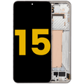 OLED Display with Frame for Xiaomi 15 (Refurbished) (Liquid Silver)