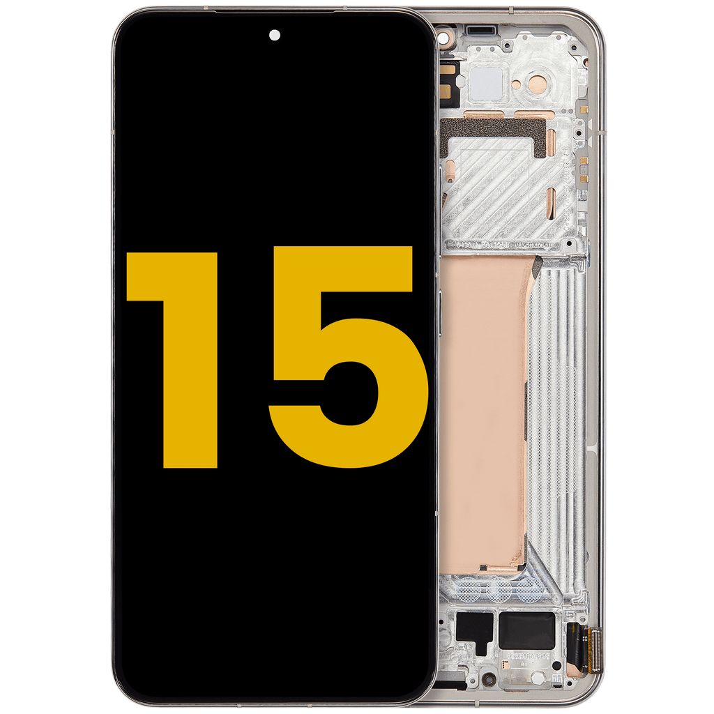 OLED Display with Frame for Xiaomi 15 (Refurbished) (Liquid Silver)