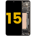 OLED-Display mit Rahmen für Xiaomi 15 (Refurbished) (Schwarz)