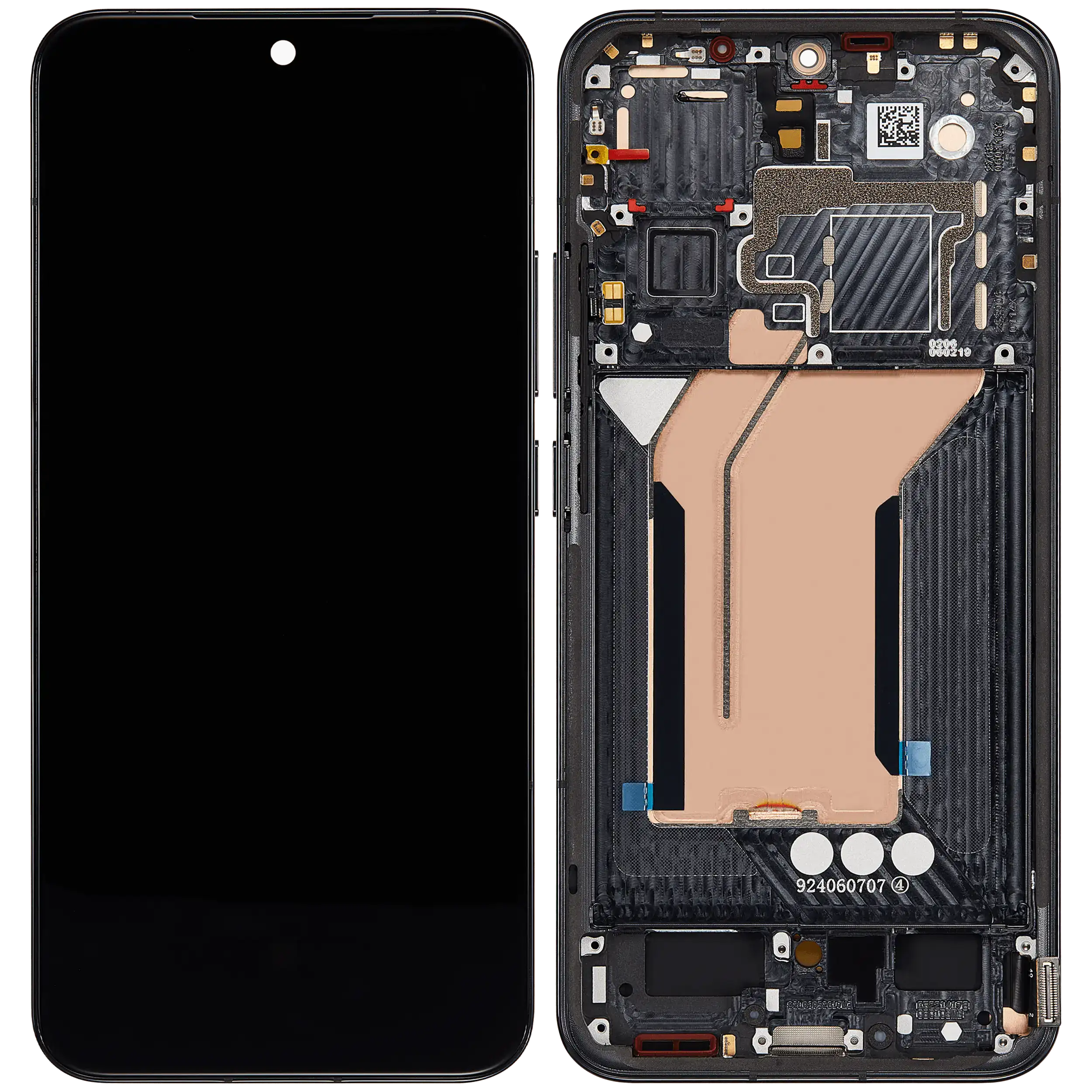 OLED Display with Frame for Xiaomi 14 (Refurbished) (Black)