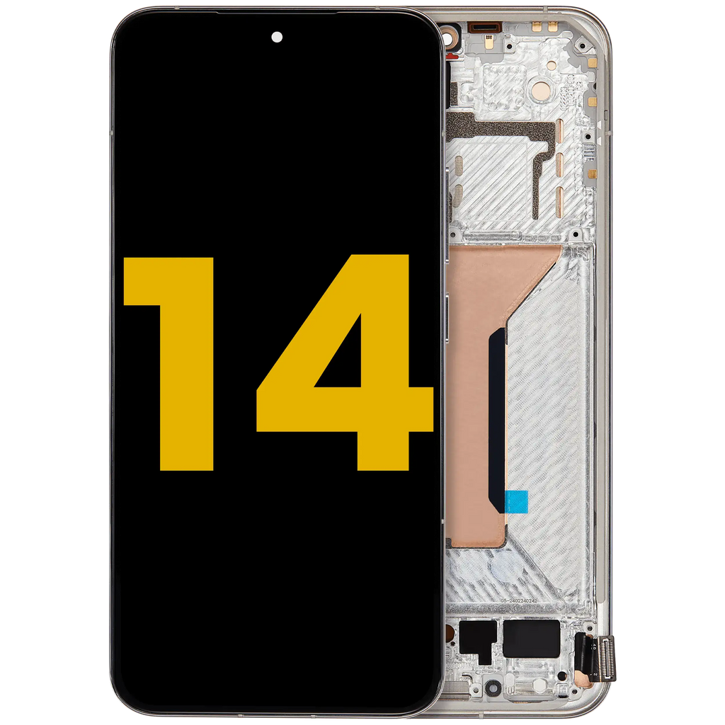 OLED Complete Display with Frame for Xiaomi 14 (Refurbished) (White)