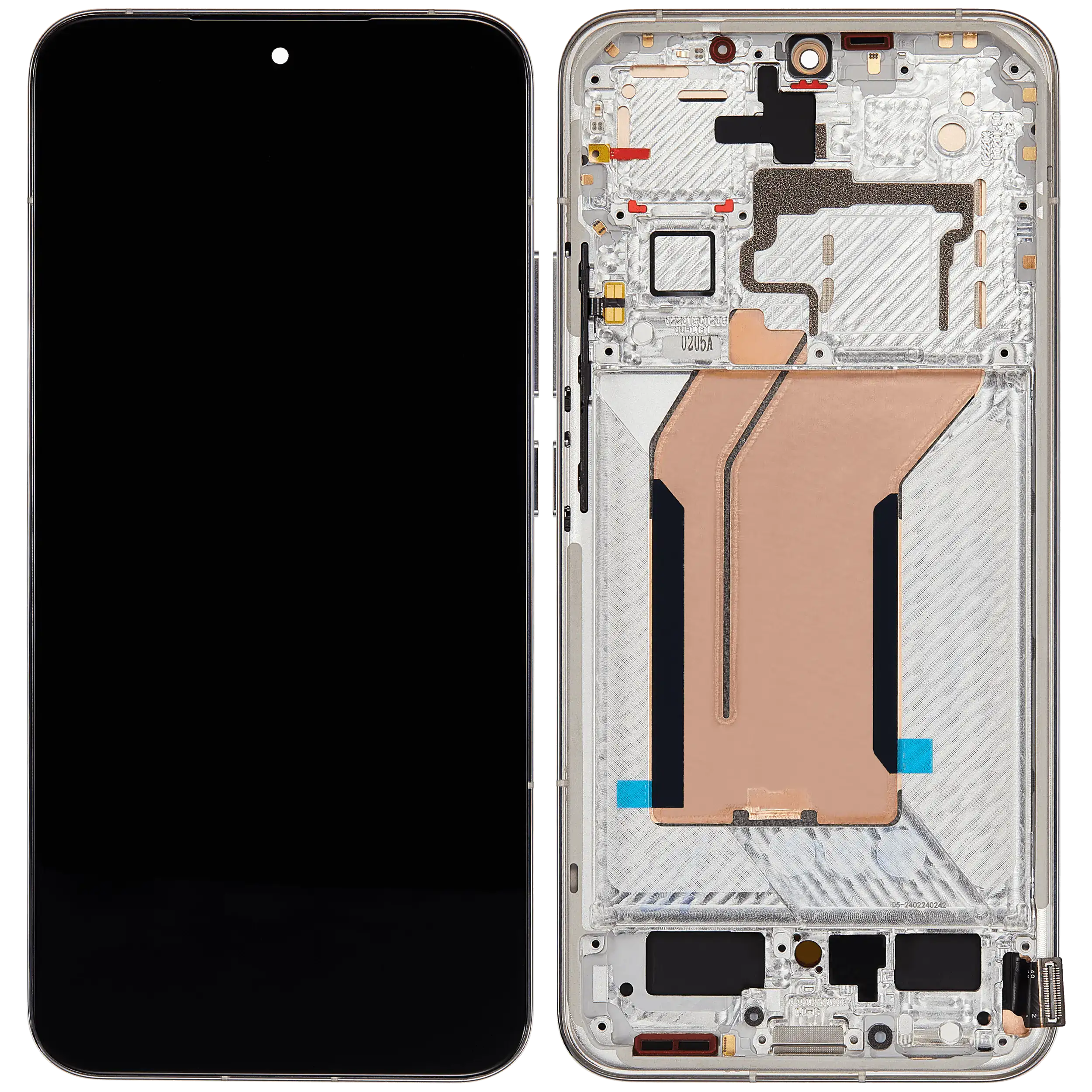 OLED Complete Display with Frame for Xiaomi 14 (Refurbished) (White)