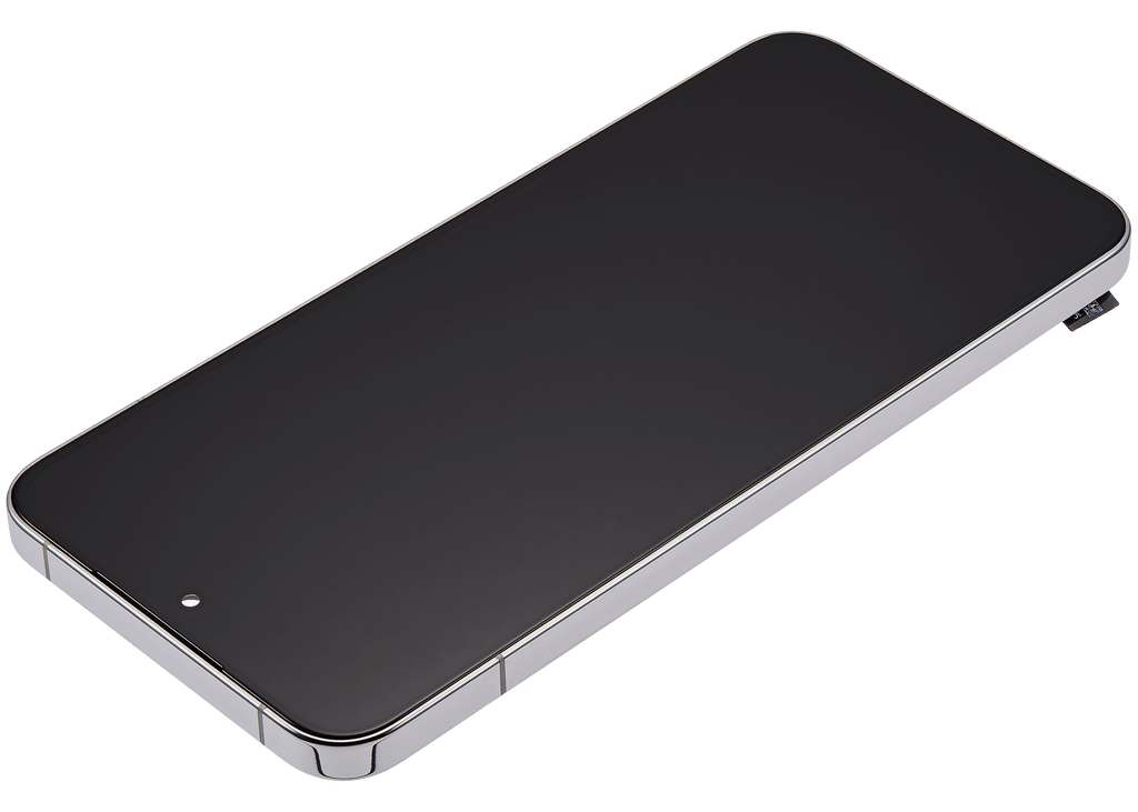 OLED Complete Display with Frame for Xiaomi 14 (Refurbished) (White)