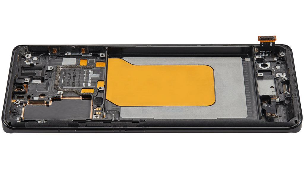 OLED Display with Frame for Xiaomi 13 Pro (Refurbished) (Black)