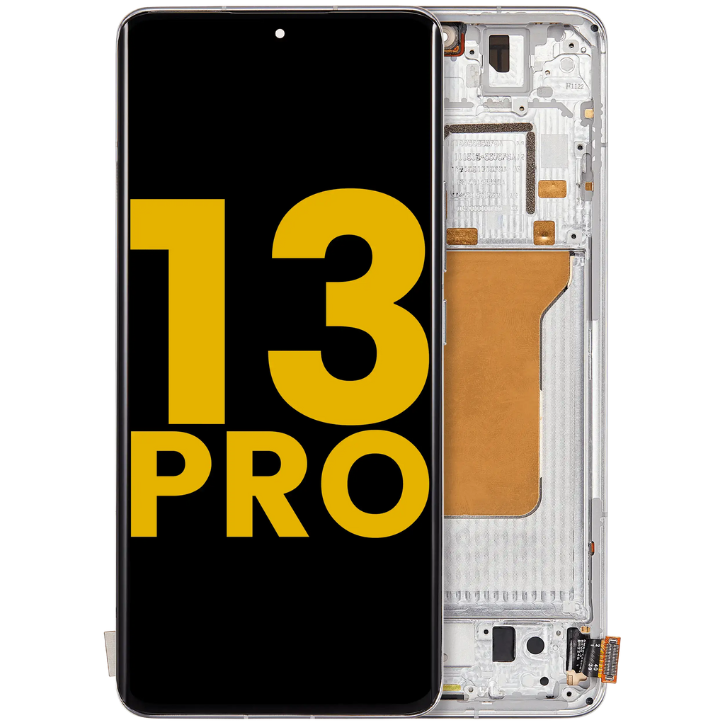 OLED-Display mit Rahmen für Xiaomi 13 Pro (Refurbished) (Weiß)