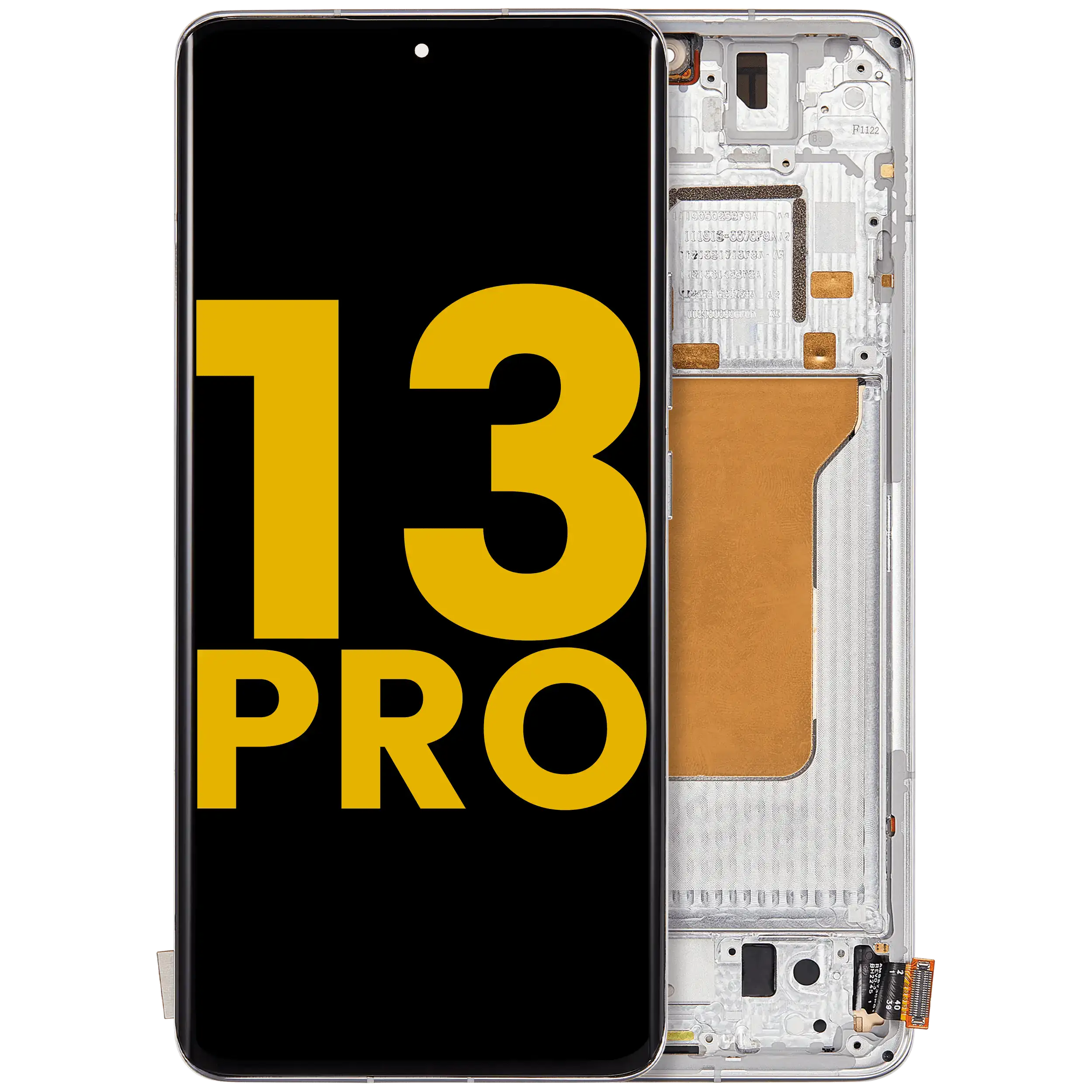OLED-Display mit Rahmen für Xiaomi 13 Pro (Refurbished) (Weiß)