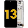 OLED Display with Frame for Xiaomi 13 (Refurbished) (White)