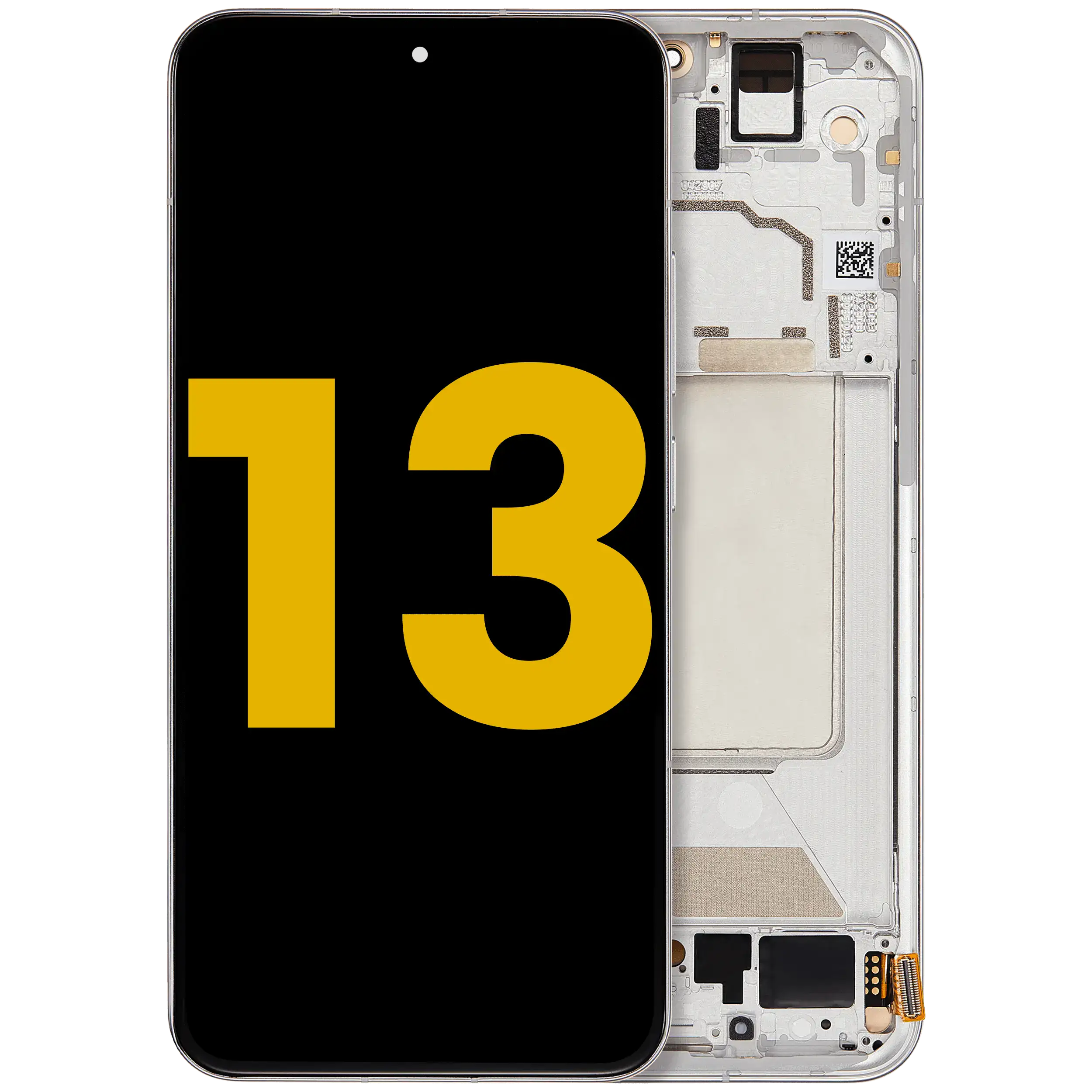 OLED Display with Frame for Xiaomi 13 (Refurbished) (White)
