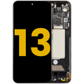 OLED-Display mit Rahmen für Xiaomi 13 (Refurbished) (Schwarz)