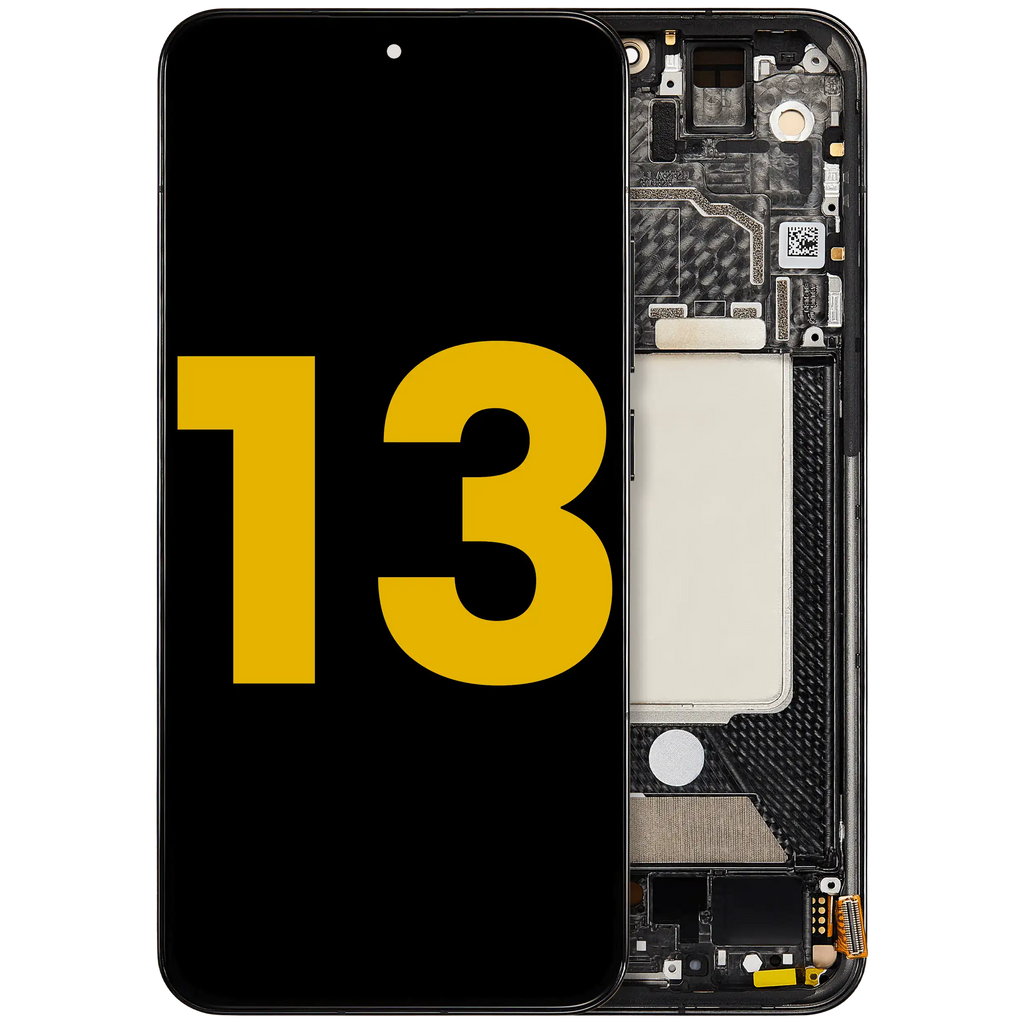 OLED-Display mit Rahmen für Xiaomi 13 (Refurbished) (Schwarz)