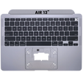 Top Case with Keyboard for MacBook Air 13" Retina (A2337 / Late 2020) (Original OEM) (US Keyboard) (Space Gray)