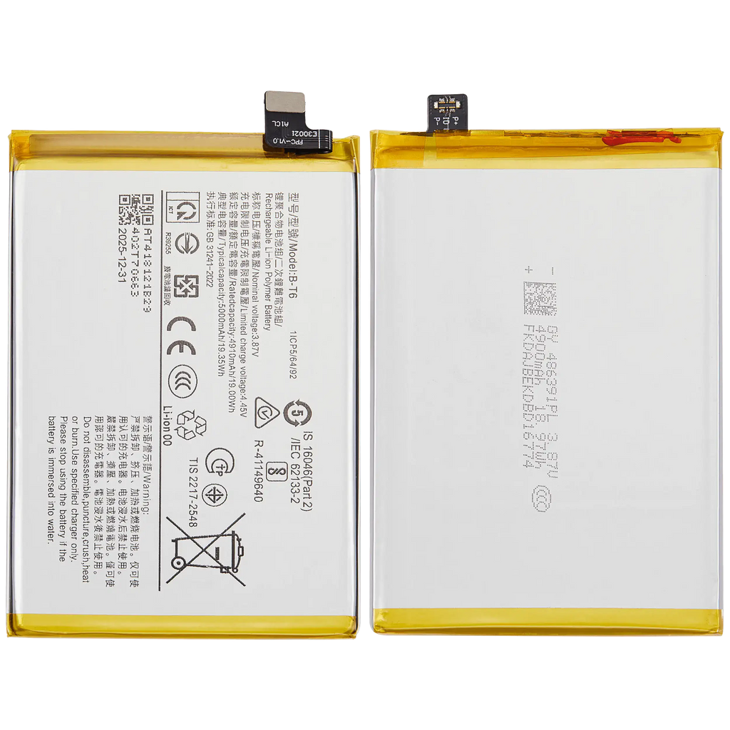 Ersatzakku B-T6 für Vivo Y55 5G, Y75 5G, Y33s, Y33e