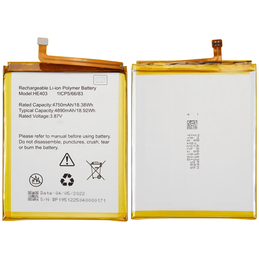 Replacement battery for Cricket Dream 5G (HE403)