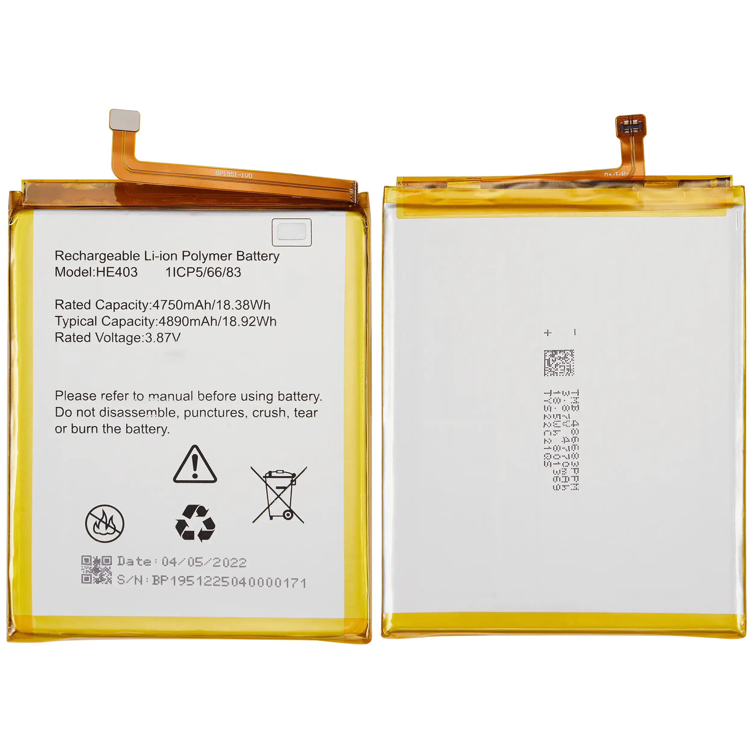 Ersatzbatterie für Cricket Dream 5G (HE403)