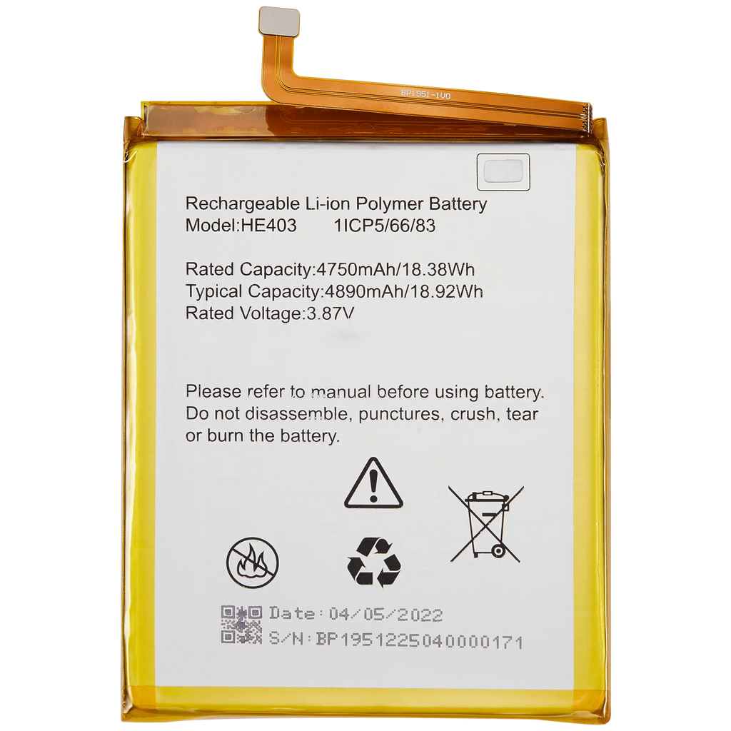 Replacement battery for Cricket Dream 5G (HE403)
