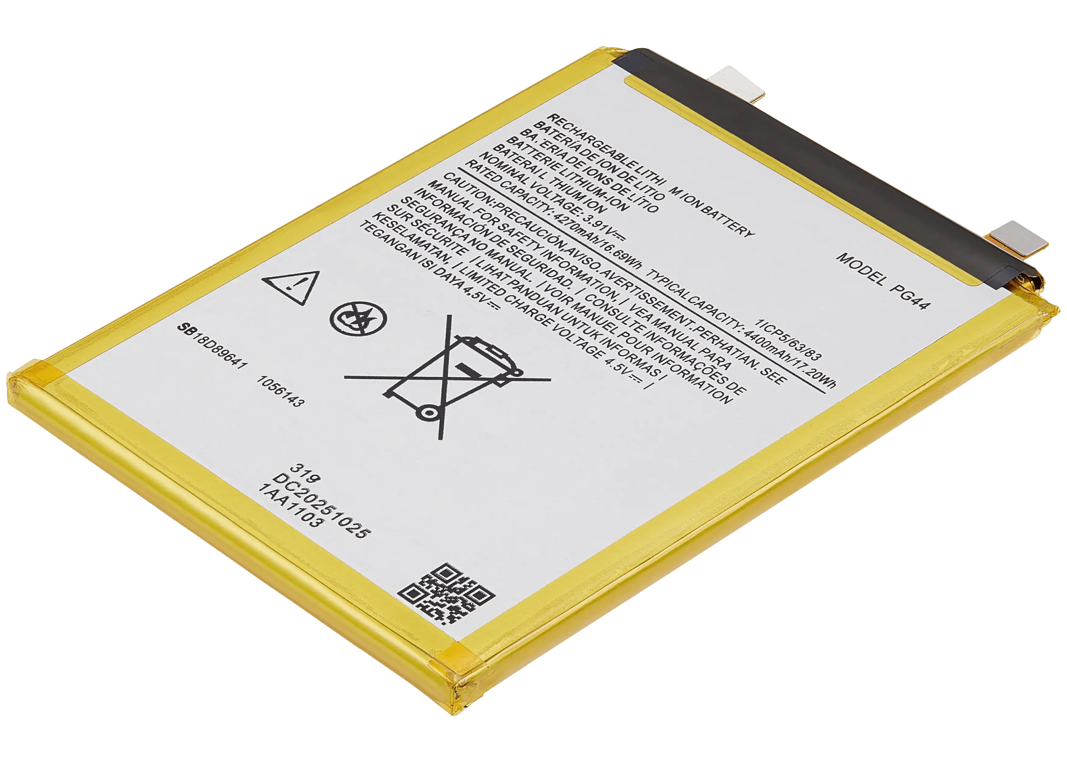 Ersatzakku für Motorola Moto Edge 2023 (XT2305) (PG44)