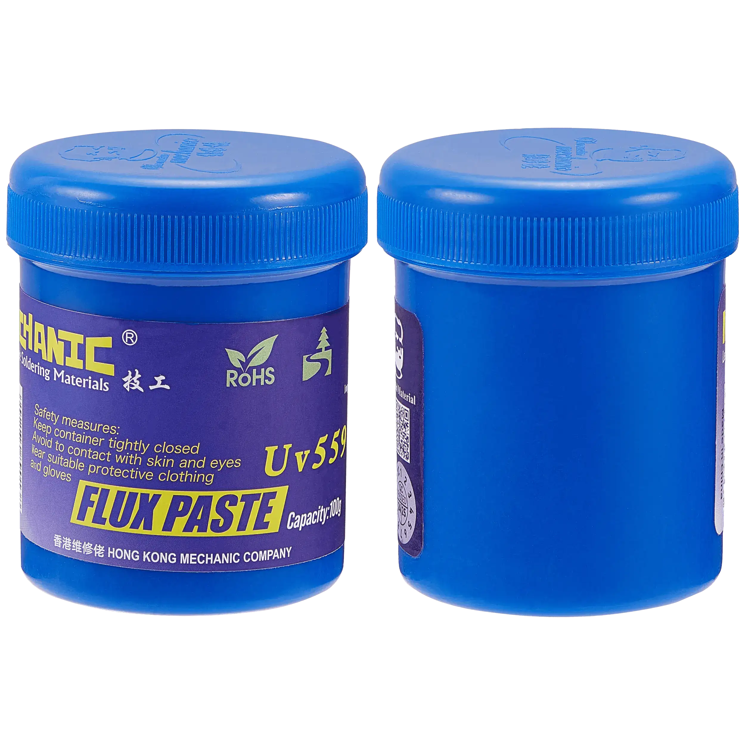 Lötflussmittelpaste (559) in blauer Flasche, 100g, Mechanic