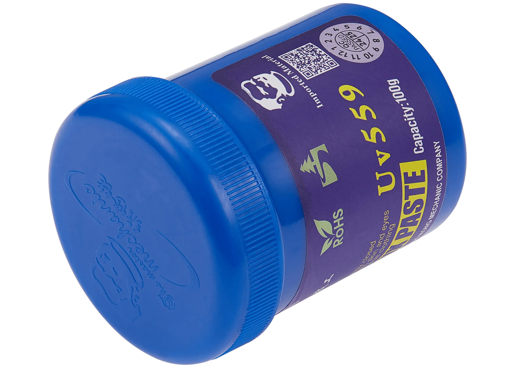 Lötflussmittelpaste (559) in blauer Flasche, 100g, Mechanic