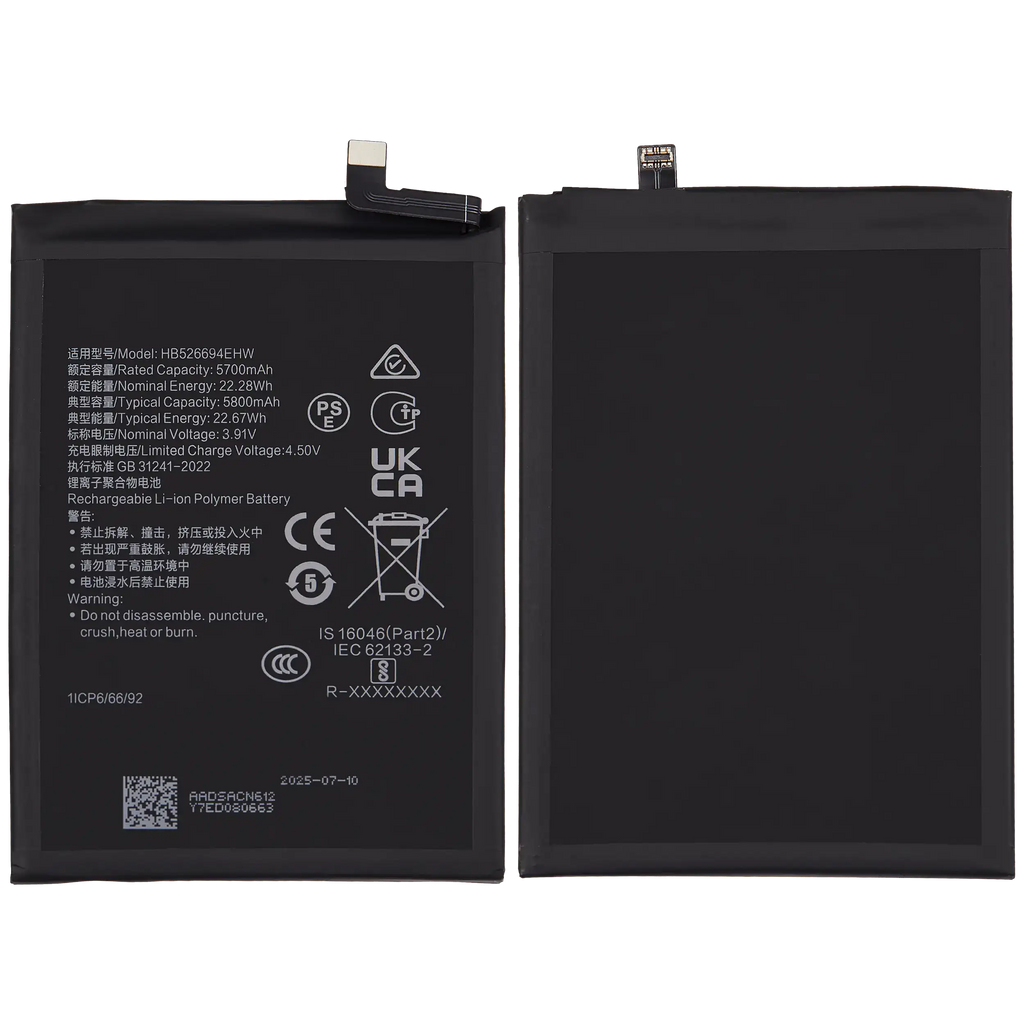Ersatzakku für Honor X9b / X50 Pro / X50 GT / X50 (HB526694EHW)