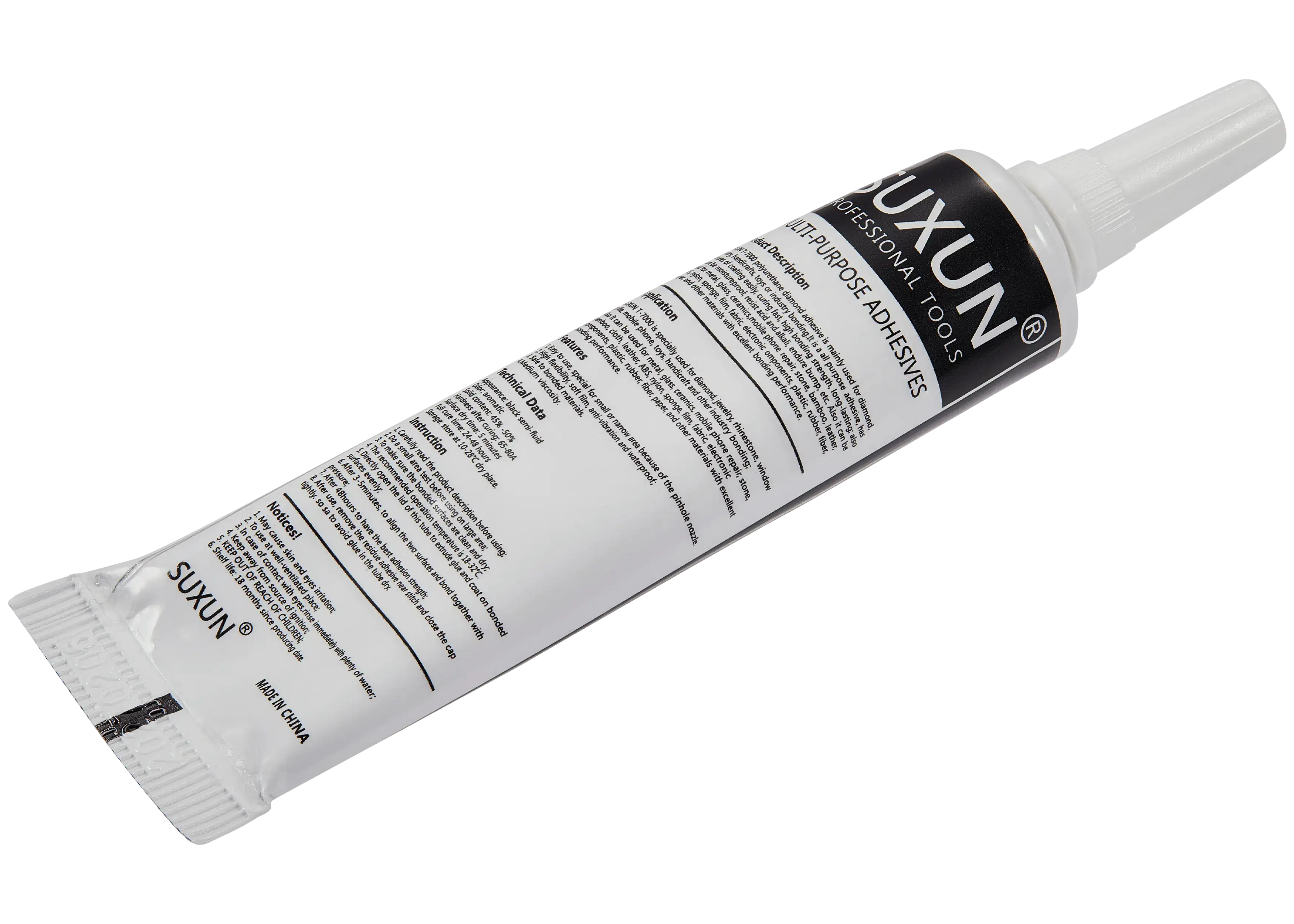 Mehrzweck-Hochleistungsschwarzkleber T7000 (15 ml, Schwarz)