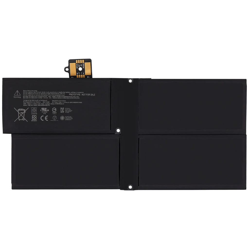 Replacement battery for Microsoft Surface Pro X 13 (QWZ-00001) (G3HTA056H)