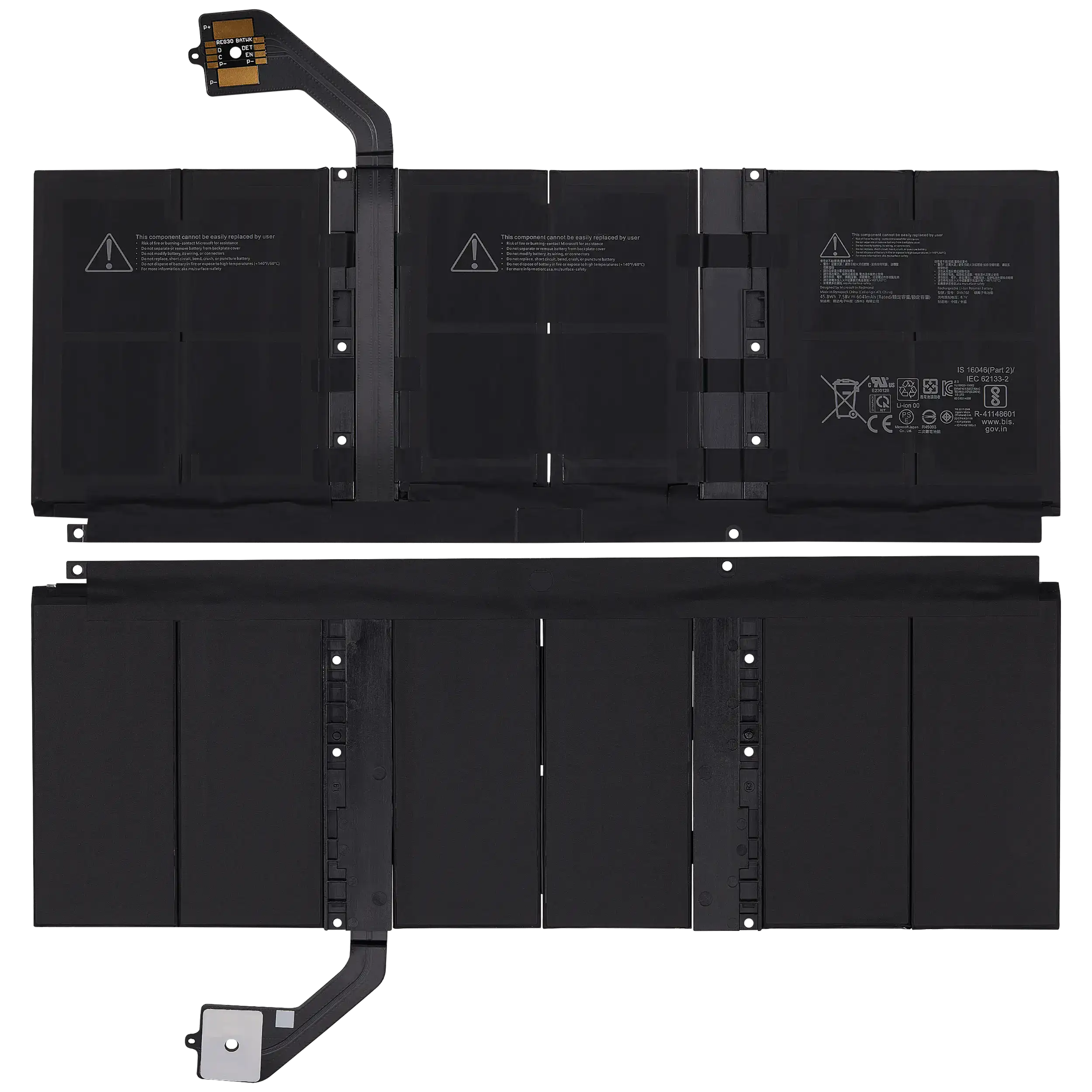 Ersatzakku für Microsoft Surface Laptop 5 15" (G3HTA058H/G3HTA057H)