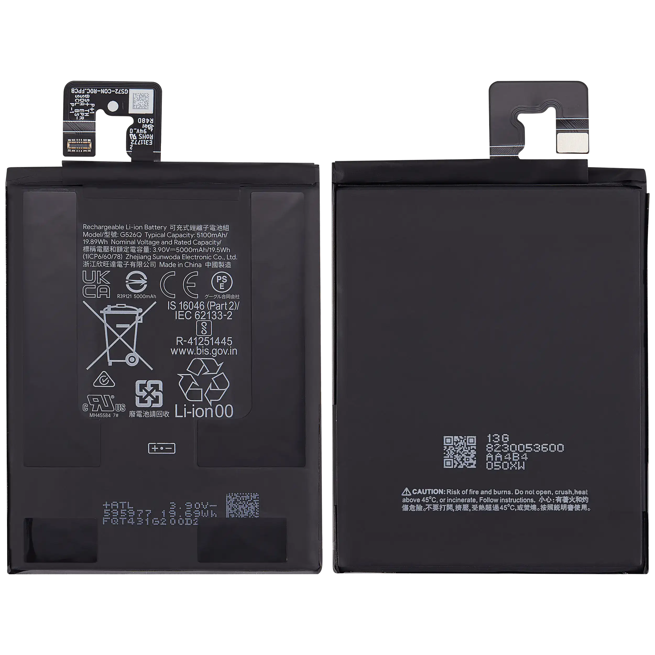 Replacement battery for Google Pixel 9A (G526Q)