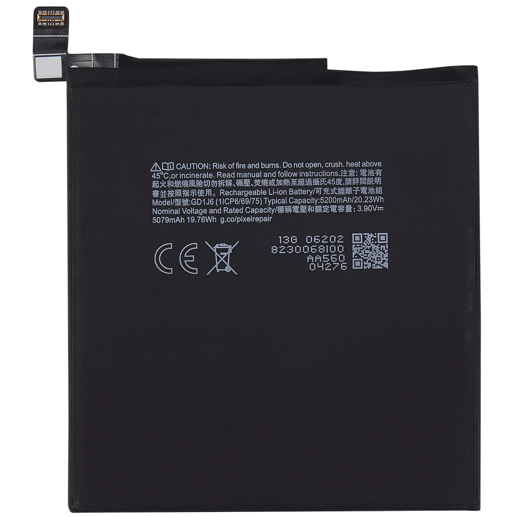 Replacement battery for Google Pixel 10 Pro XL (GD1J6)
