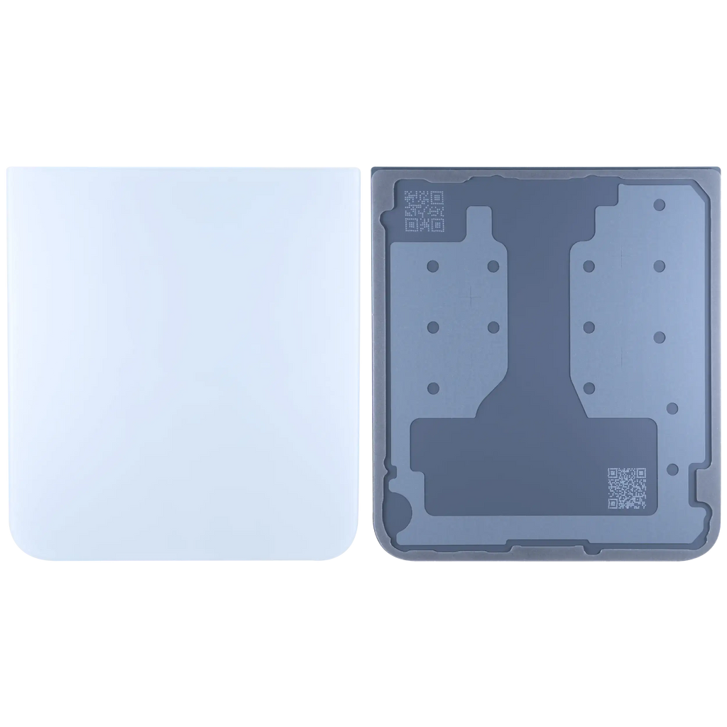 Untere Backcover für Samsung Galaxy Z Flip 7 FE 5G (Service Pack) (Weiß)