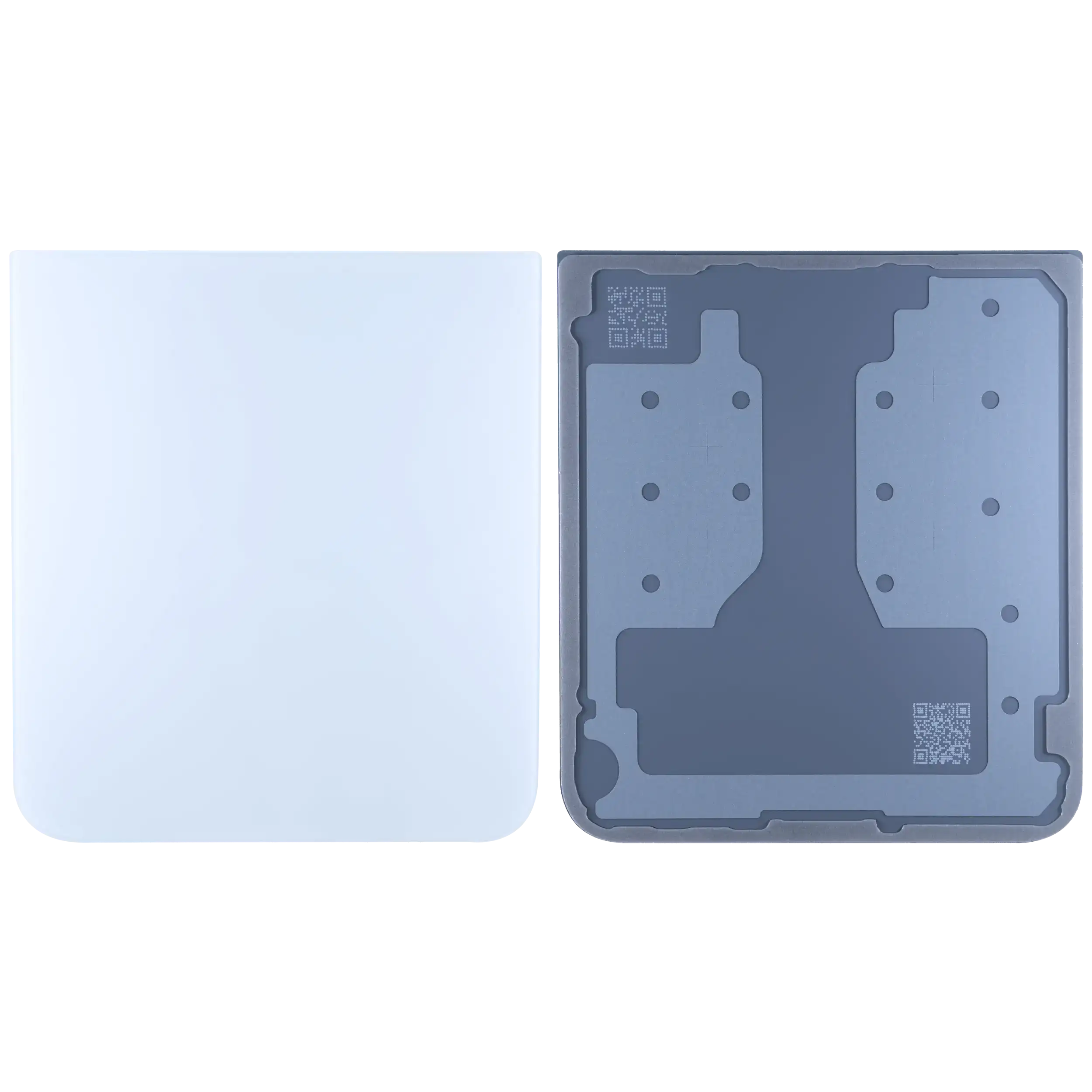 Untere Backcover für Samsung Galaxy Z Flip 7 FE 5G (Service Pack) (Weiß)
