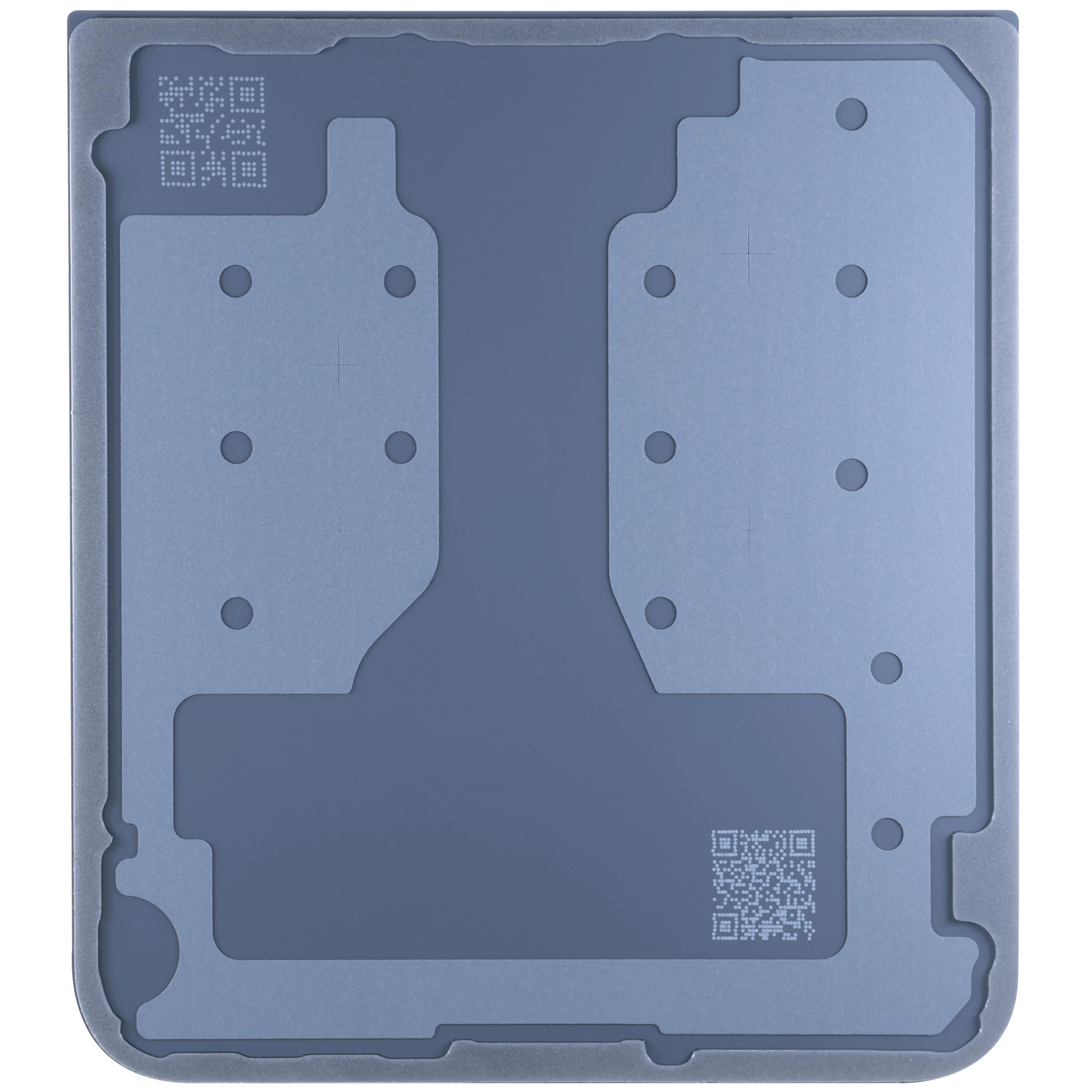 Untere Backcover für Samsung Galaxy Z Flip 7 FE 5G (Service Pack) (Weiß)