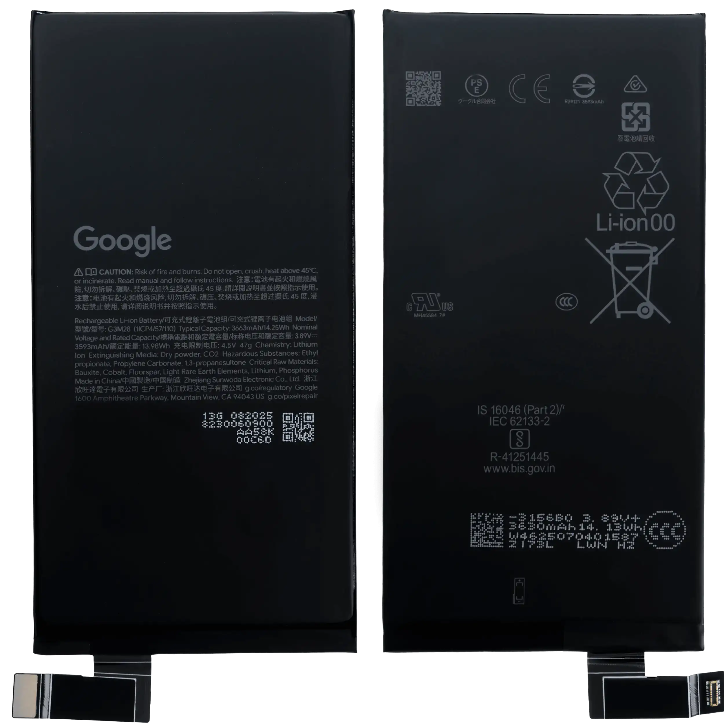 Replacement Battery (Flip) for Google Pixel 10 Pro Fold – Original OEM