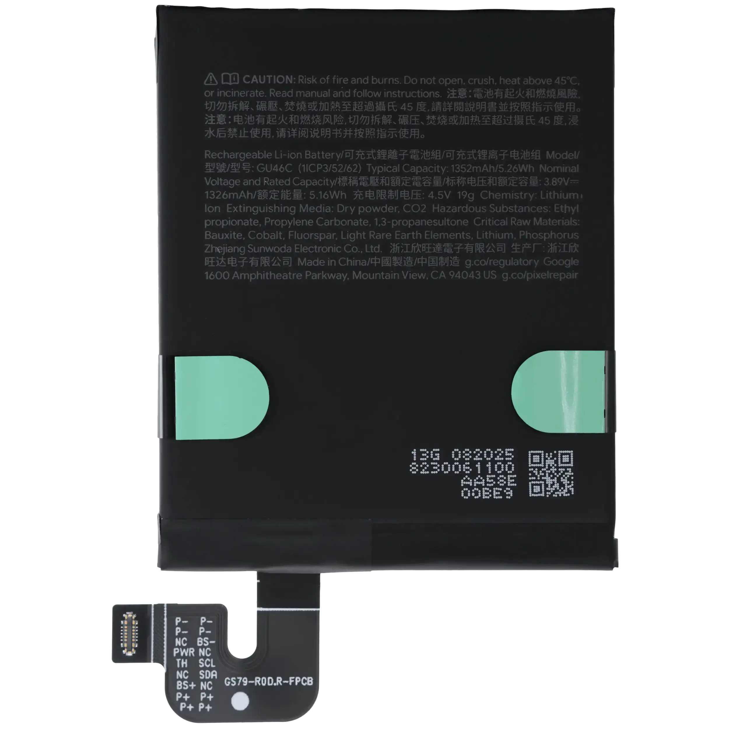 Replacement Battery (Base) for Google Pixel 10 Pro Fold (Original OEM)