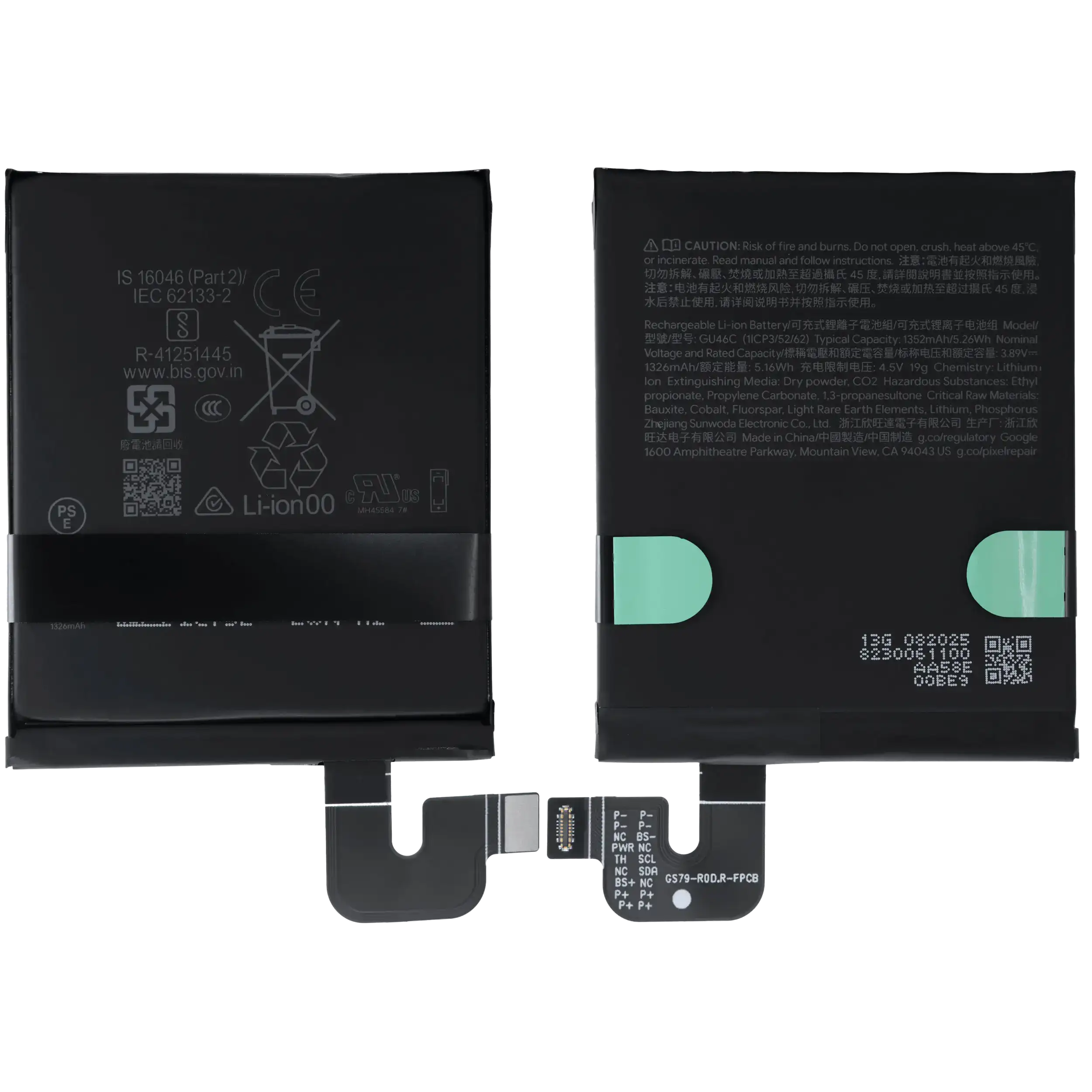 Replacement Battery (Base) for Google Pixel 10 Pro Fold (Original OEM)