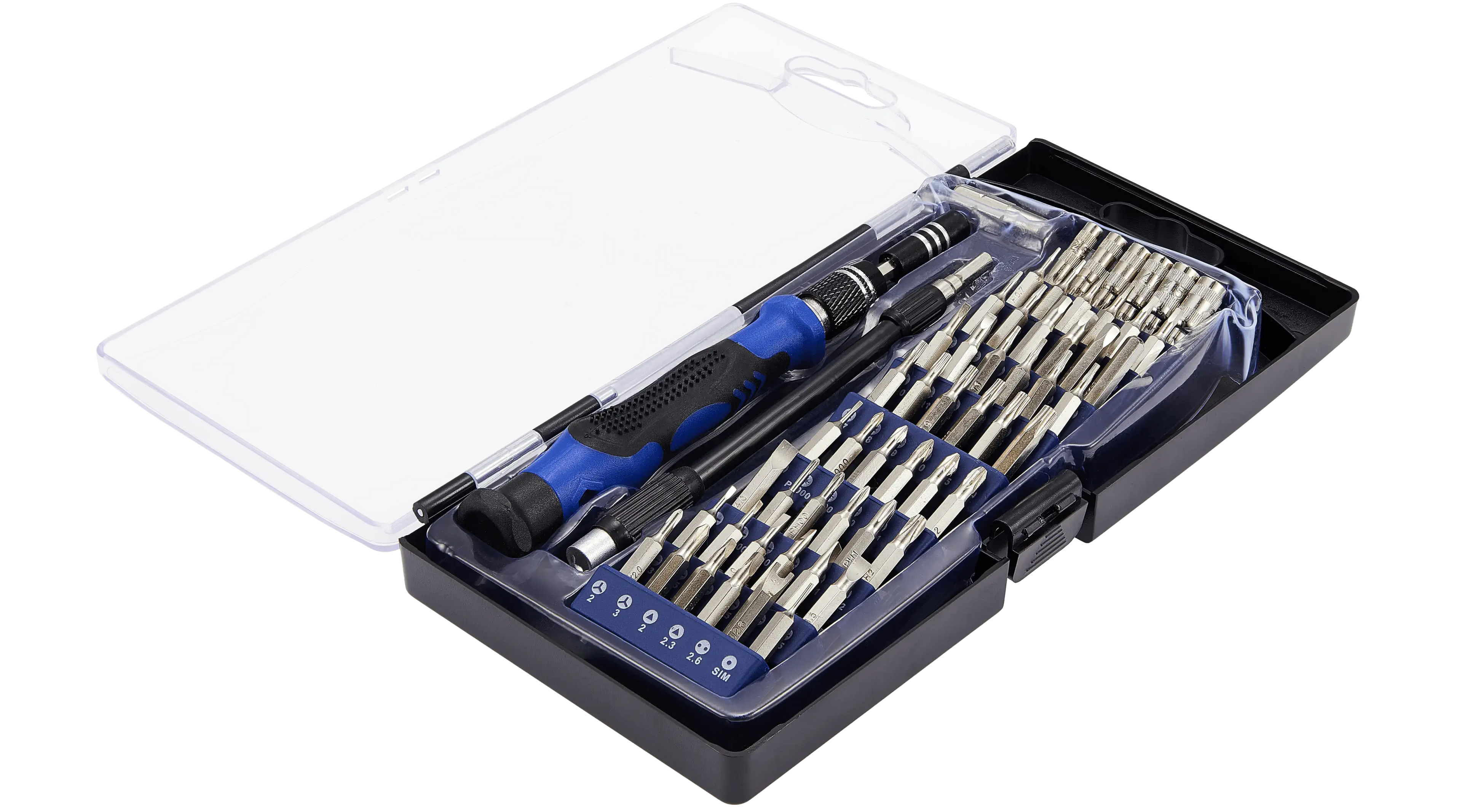 80-in-1 Elektronik-Reparaturwerkzeug-Set mit Tragetasche