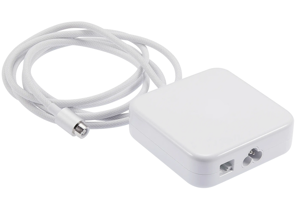 143W Power Adapter with Ethernet Port for iMac A2438 (2021) (Used OEM Pull, Grade A) (Bulk Packaging) (Silver)