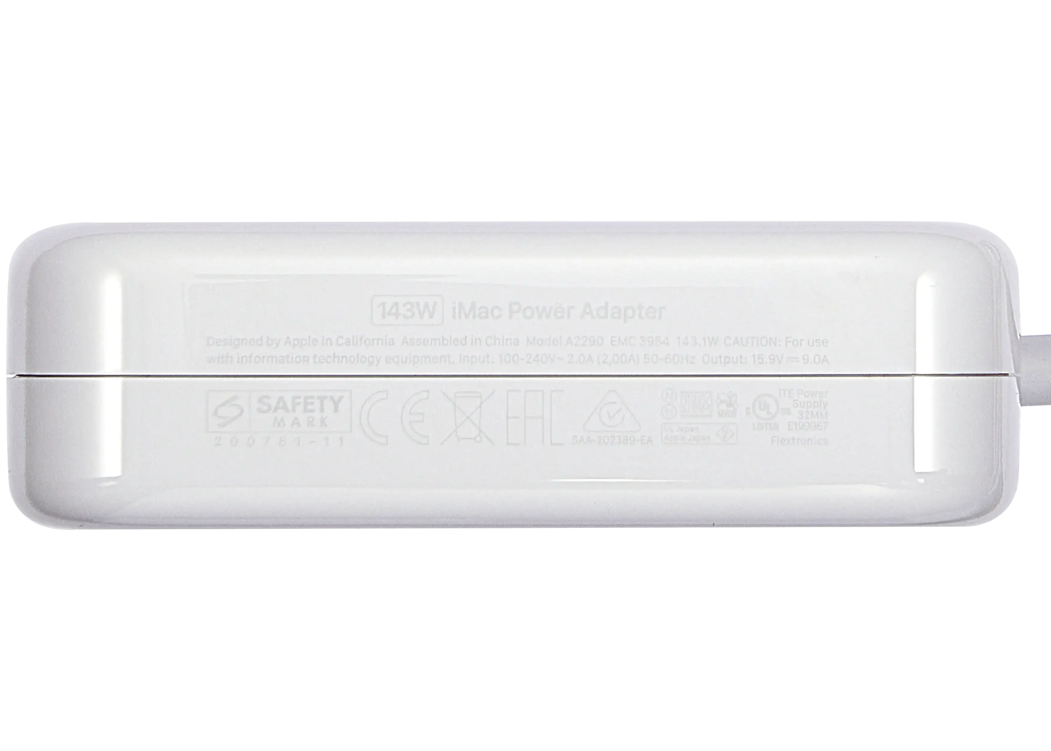 143W Power Adapter with Ethernet Port for iMac A2438 (2021) (Used OEM Pull, Grade A) (Bulk Packaging) (Silver)