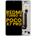 OLED Display with Frame for Xiaomi Redmi Turbo 4 / Xiaomi Poco X7 Pro (Refurbished) (Green)