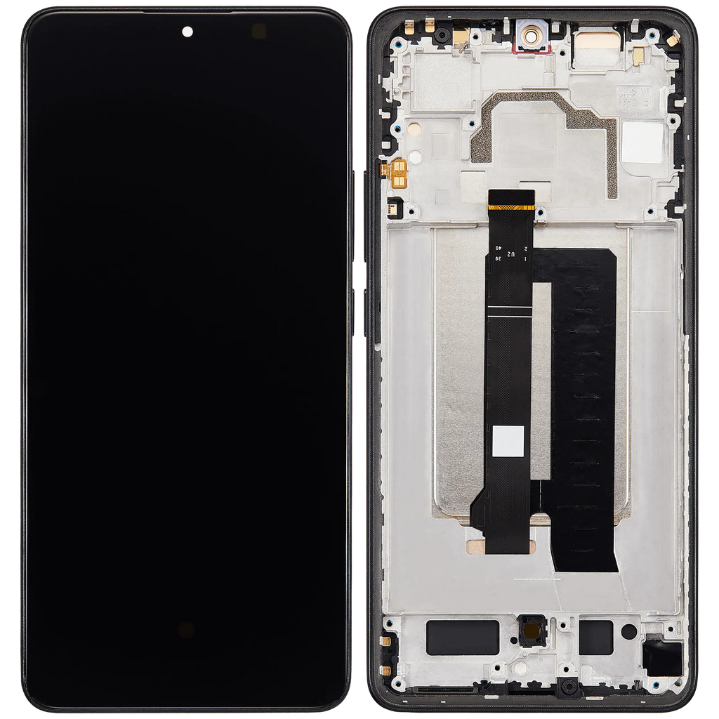 OLED-Display mit Rahmen für Xiaomi Poco X6 Pro (Refurbished) (Gelb)