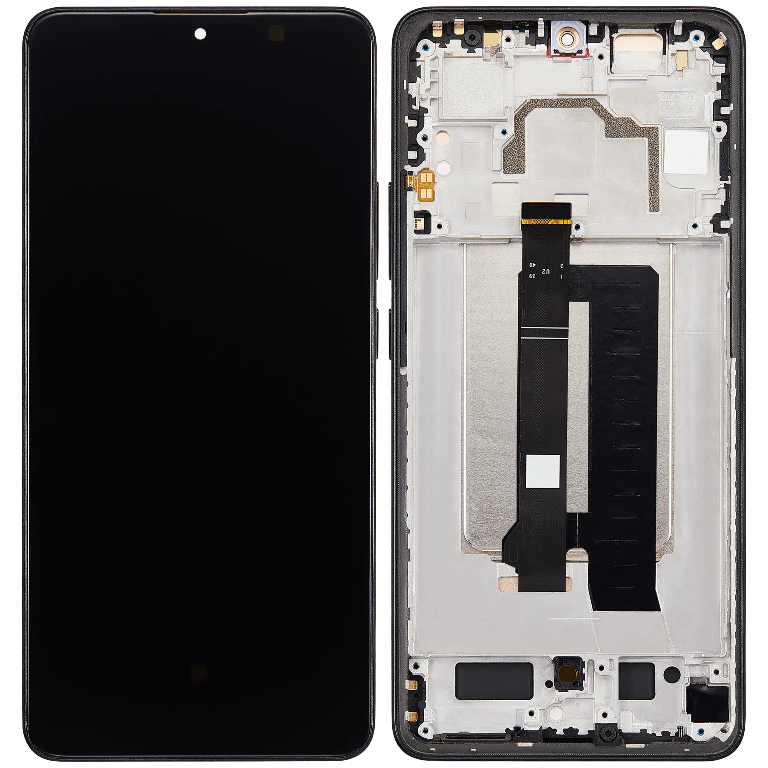 OLED-Display mit Rahmen für Xiaomi Poco X6 Pro (Refurbished) (Gelb)