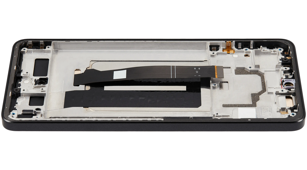 OLED-Display mit Rahmen für Xiaomi Poco X6 Pro (Refurbished) (Gelb)